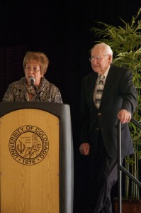 Chancellor Shockley-Zalabak and Paul Ballantyne