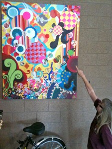 Mixed media artwork by Clarianne Medina