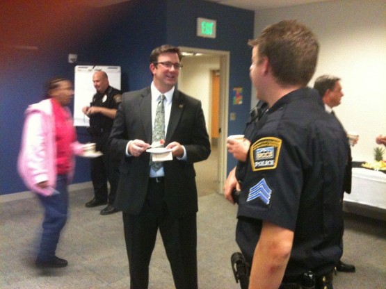 Rob Pike at the 2011 Cops, Coffee and Doughnuts event