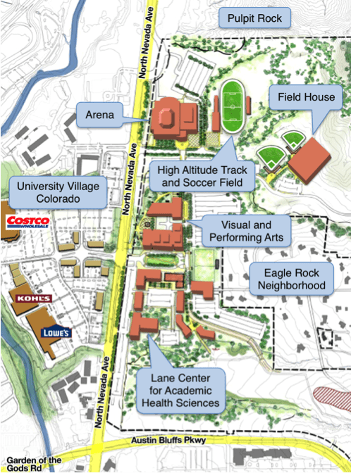 UCCS to build “National Sports, Art and Wellness Village” along