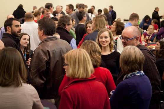 holiday fest crowd
