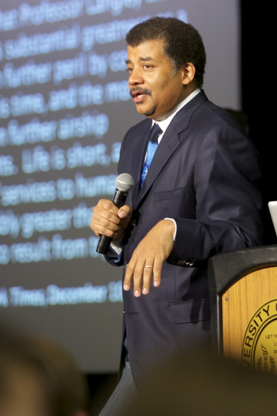 "We went to the moon on the premise of exploring the moon, but what we did was see Earth for the first time." - Tyson