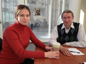 Oksana Glushchenko, left, and Anatoliy Glushchenko were born and raised in Ukraine.