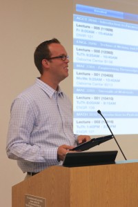 John Hanna shows live demo of new UCCS2Go app