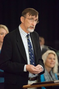 Tom Wynn, professor, Department of Anthropology was named a distinguished professor Thursday.