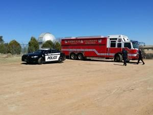 UCCS police and the Colorado Springs Fire Department responded to an injured hiker on the bluffs behind campus on April 14
