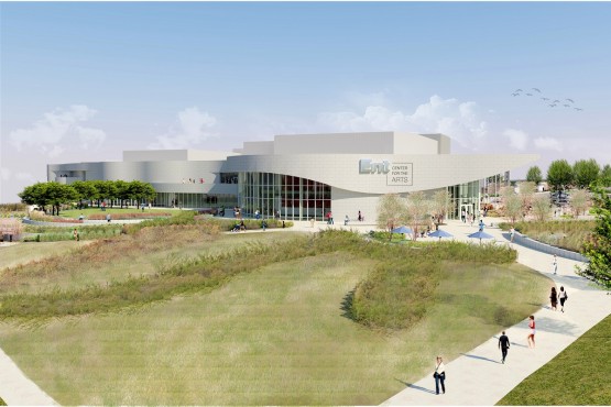 An artist's rendering of the UCCS Ent Center for the Arts. 