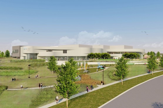 An artist's rendering of the UCCS Ent Center for the Arts.