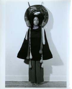 Senga Nengudi, R.S.V.P. (activated by Senga Nengudi), nylon mesh, 1977