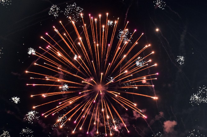 UCCS celebrated homecoming and the 50th anniversary with a fireworks display
