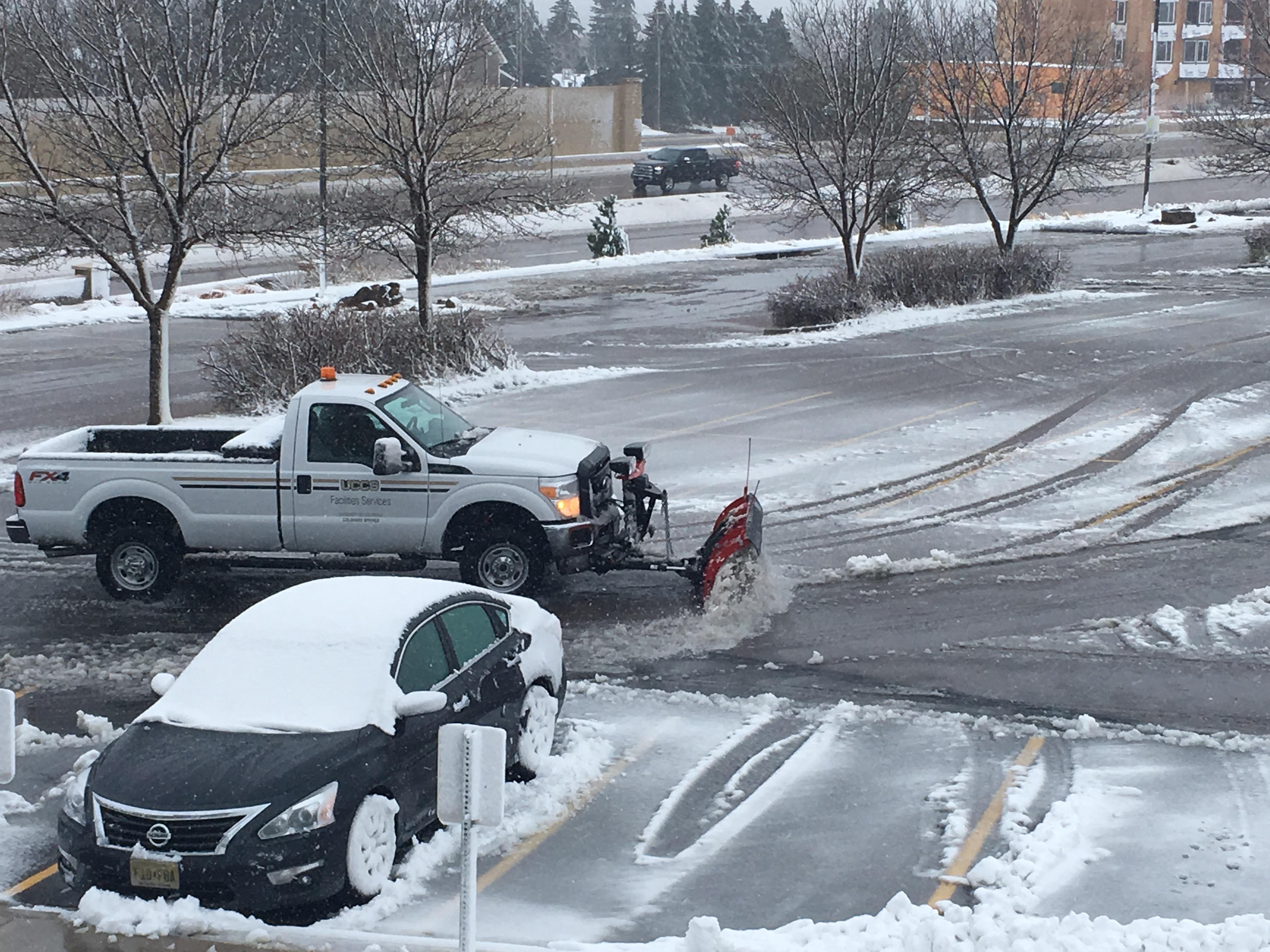 Photo Feature Spring Storm Slows Campus UCCS Communique