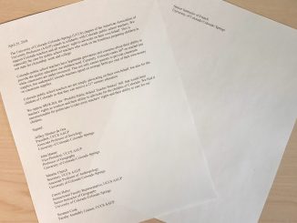 Faculty letter - April 2018