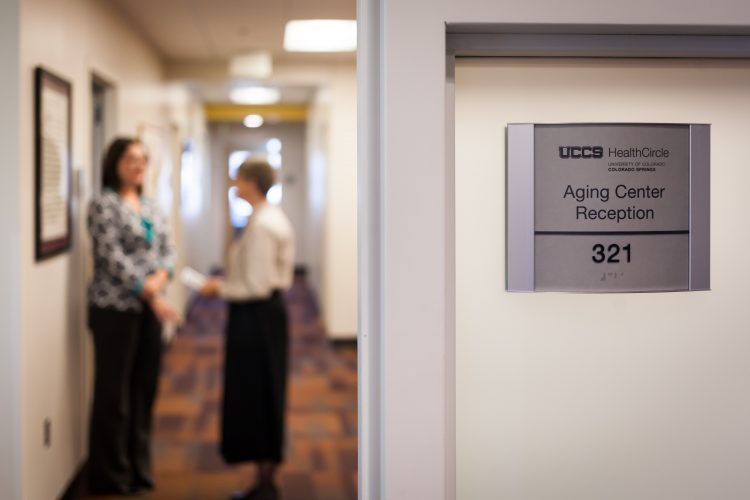 Aging Center reception area