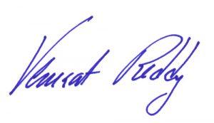 Signature of Venkat Reddy