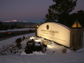 UCCS monument sign