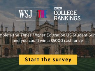 Wall Street Journal - Times Higher Education survey graphic