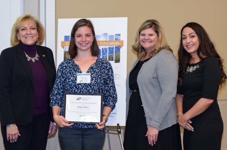 Megan Heier recognized on Future Educator Honor Roll