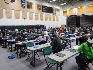 Students participate in the 36th Soifer Mathematical Olympiad