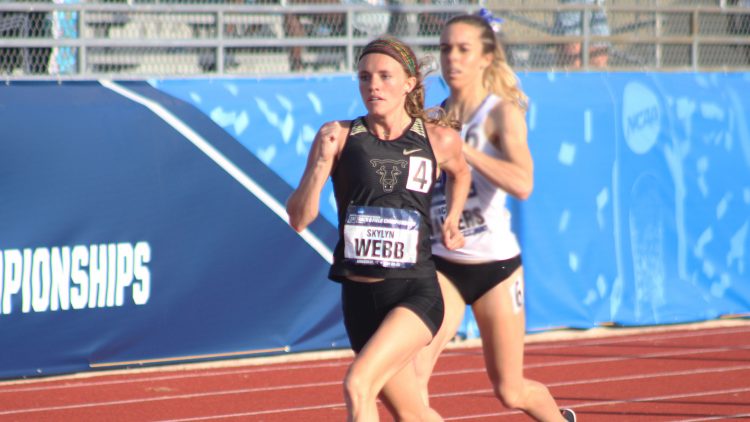 Skylyn Webb competes at the NCAA Division II Outdoor Track and Field Championships.