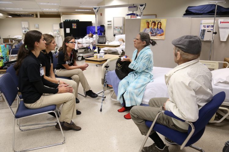 Lifelike Silicone Masks Allow Nursing Students To Simulate Geriatric 