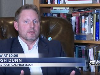 Screenshot of Josh Dunn talking about Congressman's Crow role in the impeachment trial