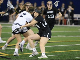 Alison Kobel defends a Concordia-St. Paul student-athlete