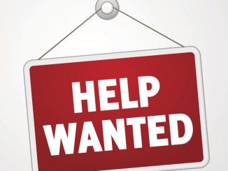 A illustration of a help wanted sign
