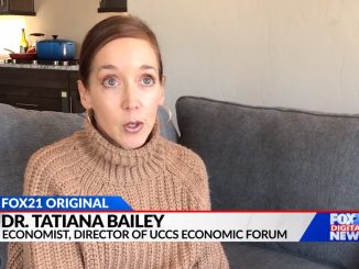 Screenshot of Tatiana Bailey being interviewed