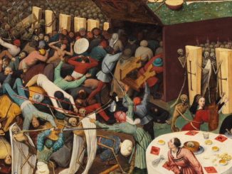 Portion of the artwork "The Triumph of Death" by Pieter Bruegel the Elder