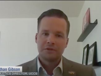 Nathan Gibson being interviewed by KKTV