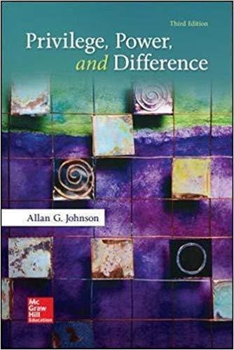 Privilege Power And Difference book cover