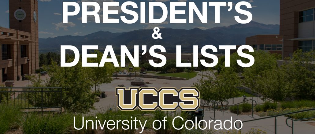 Graphic of the spring 2020 President's and Dean's List
