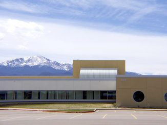 Exterior of the UCCS Cybersecurity Building