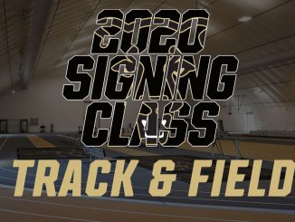 Signing class graphic for 2020 track and field