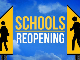 Schools reopening graphic