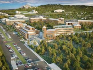 A 2013 rendering of the west campus of UCCS