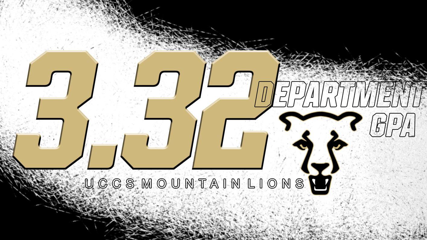 Fall 2020 athletic department GPA graphic