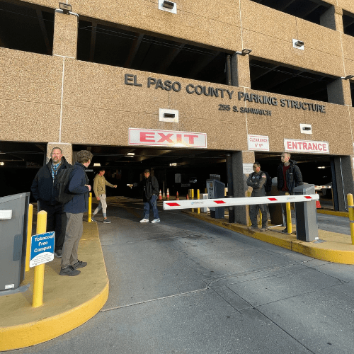 Quad students partner with El Paso County to improve parking structure