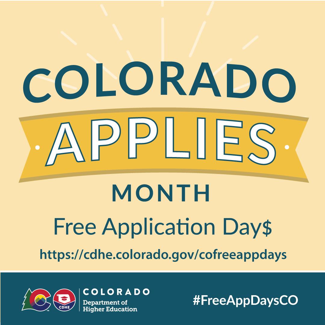 Colorado students can apply to UCCS for free Oct. 1719 UCCS Communique